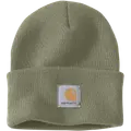 Carhartt strikhue med logo mørkegrøm