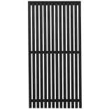Plus Sendai hegn 90x180 cm sort