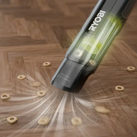 Ryobi RHV44-220G 4V USB håndstøvsugersæt 2x2,0Ah batteri/lader