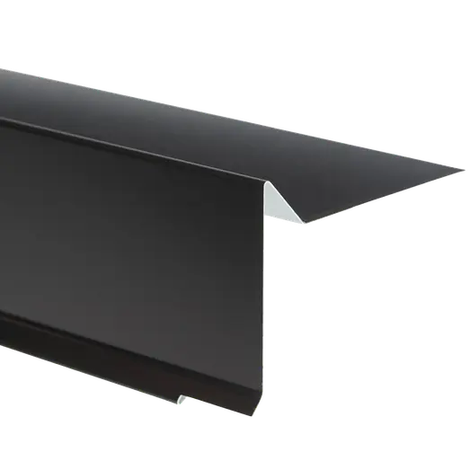Jual vindskede 80x70x1000 mm sort alu