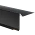 Jual vindskede 80x70x1000 mm sort alu