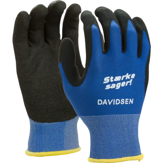 Davidsen Flex handsker blå/sort