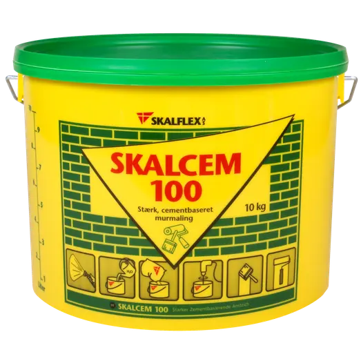 Skalcem 100 cementbaseret murmaling skagengul