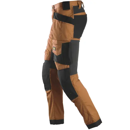 Snickers AllroundWork stretchbukser brun/sort