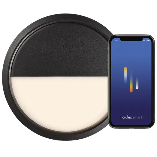 Nordlux Ava udendørs LED væglampe plafond sort