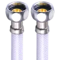 Kombi flex toiletslange 1/2"x1/2"x50 cm hvid 