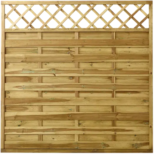 PLUS Tæt hegn m/espalier lige 180×180 cm
