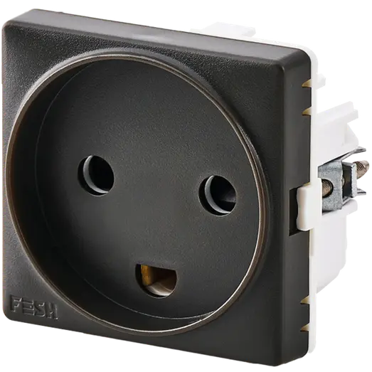 FESH SWITCH Curveline stikudtag 1,0 m/jord koksgrå