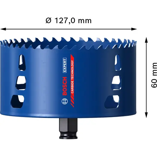 Bosch EXPERT Multi Material Power Change Plus hulsav, 127x60 mm