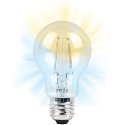 FESH LED dekopære kold/varm E27 5,5W Ø60 mm klar