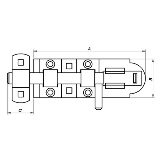 PN skudrigle 155 mm. elforzinket