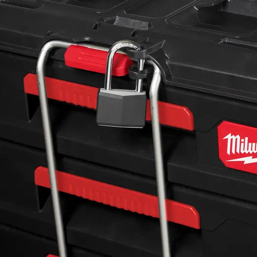 Milwaukee packout kuffert med 3 skuffer