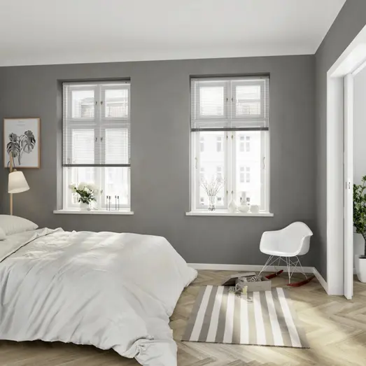 Debel Twist alupersienne hvid