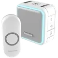 Honeywell trådløs dørklokke med 6 toner, 84 DB med halo hvid