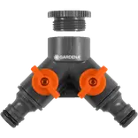 Gardena 2-vejs ventil G1/2" / G3/4" - 00936-20