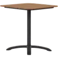 Morsø cafébord Alu/nonwood 69x69 cm sort/teak