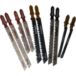 Millarco stiksavklinge 10 stk. assorteret med "T" skaft