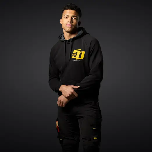 Snickers AWC2025 hættetrøje 50 år sort