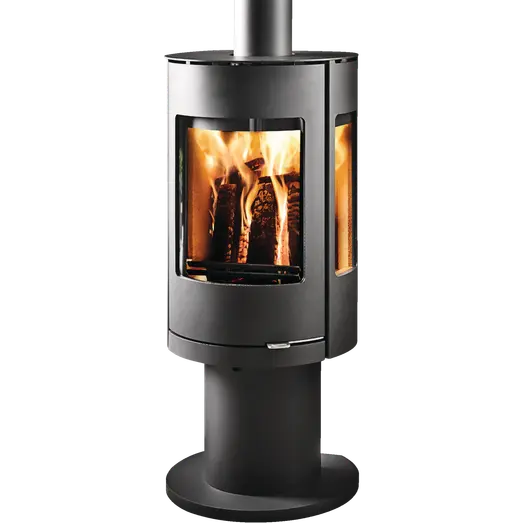 Westfire Uniq 37 piedestal brændeovn sort