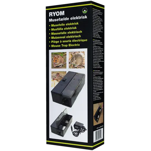 Musefælde elektrisk m/220V adapter