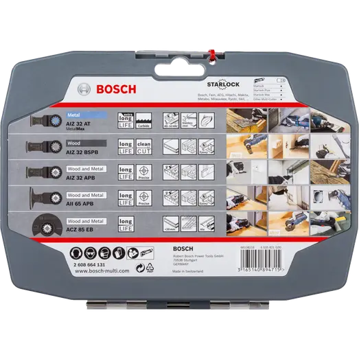 Bosch Træ- og metalskæresæt til multiværktøj, 5 dele