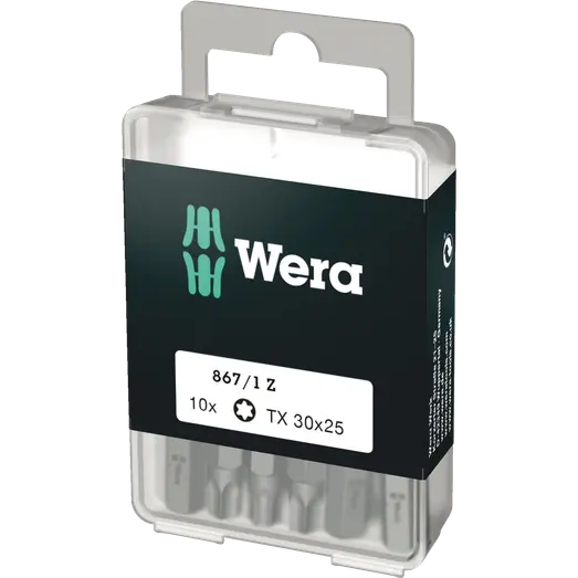 Wera DIY bitsæt 867/1Z TX27x25 10 stk