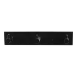 Home>it knagerække m/3 knager 200x40 mm sort