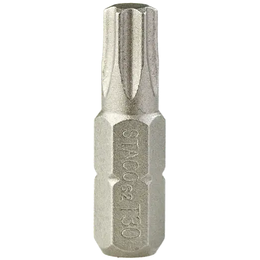STACO bits 1/4"x25 mm TX 30 rustfri 2 stk