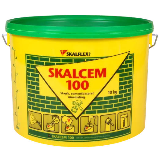 Skalcem 100 cementbaseret murmaling mellemgul