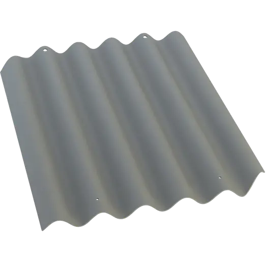 Bølgeplade B9-S Max FK mørkegrå 1167 x 1180 mm