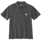 Carhartt 106685 Midweight s/s pocket polo koksgrå