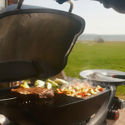 Weber® Q3200N+ gasgrill inkl. vogn