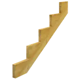 NSH trappevange 5 - trin trykimpr. træ
