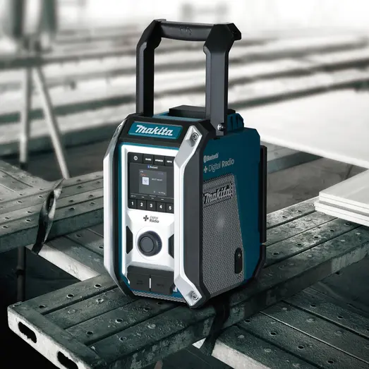 Makita DMR115 10,8-18V LXT 18V DAB+ radio med bluetooth solo