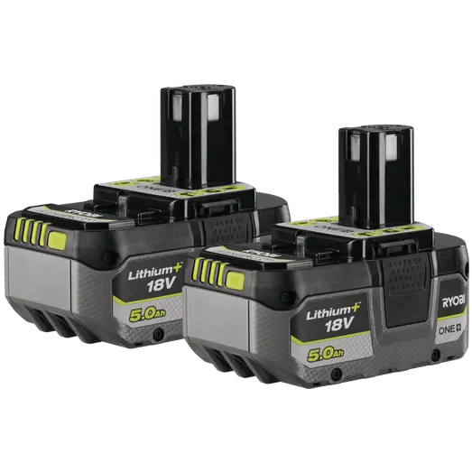 Ryobi RB1850X2F24 18V ONE+ batterisæt 2x5,0Ah 