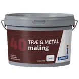 Davidsen træ- og metalmaling 40 hvid 2,25L