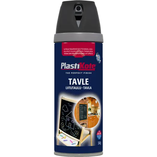 Plasti-Kote tavle lak sort 400 ml