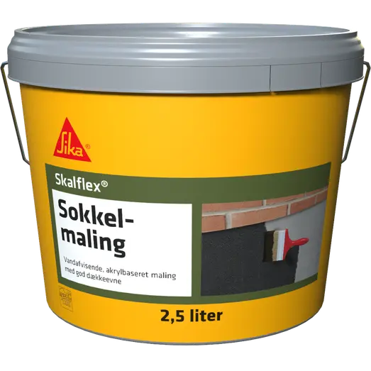 Skalflex sokkelmaling sort