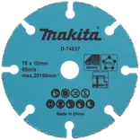 Makita D-74837 carbid multi skæreskive Ø76xØ10 mm