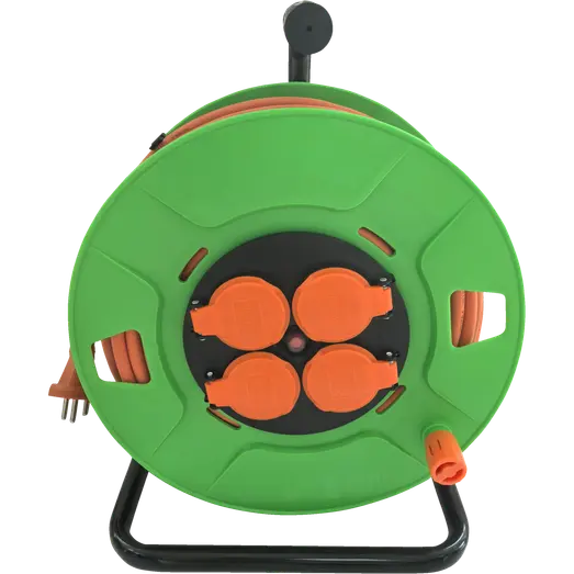 Bandit kabeltromle med 4 udtag 25 m