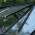 Halls glasmontageliste sort t/ICON Gardenhouse 6 7,3 m² m/ hærdet glas