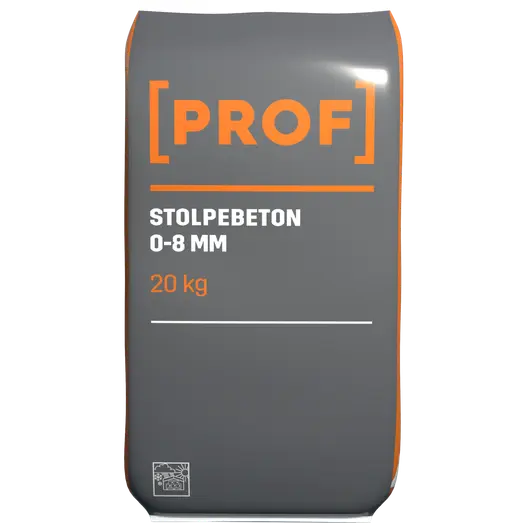 Prof stolpebeton 0-8 mm 20 kg