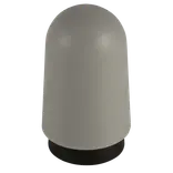 Jasa dørstopper Ø23x44 mm plast grå