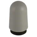 Jasa dørstopper Ø23x44 mm plast grå