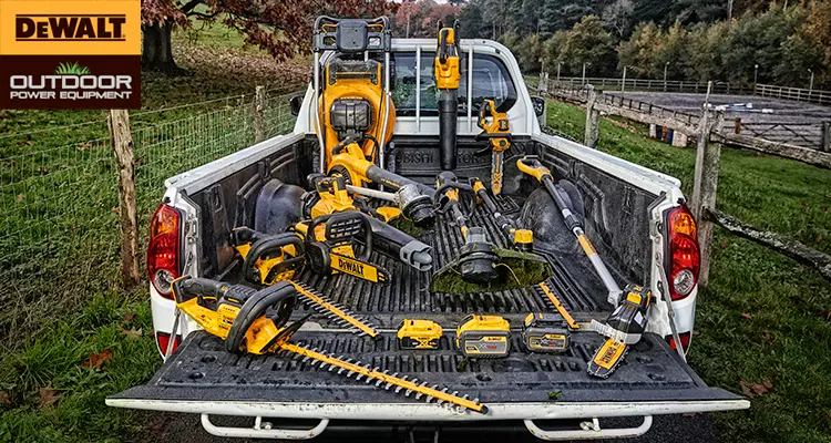 Dewalt batteridrevne havemaskiner