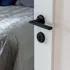 Habo Miami dørgreb inkl. nøgleskilt sort