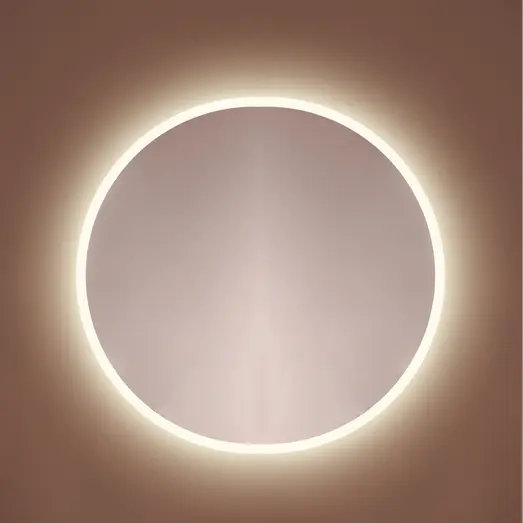 Milobad CL065-1 spejl m/LED frosted Ø60 cm