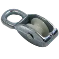 Roliba blok elgalvaniseret 6x20 mm