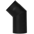 Aduro røgrør bøjning 235x165 mm sort