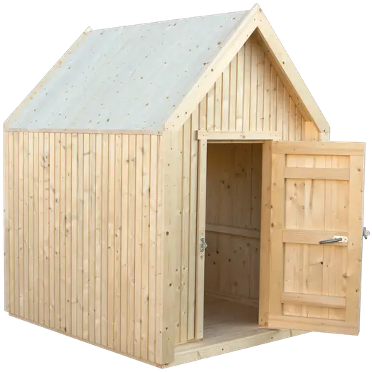 PLUS Classic legehus 144×124 cm ubehandlet